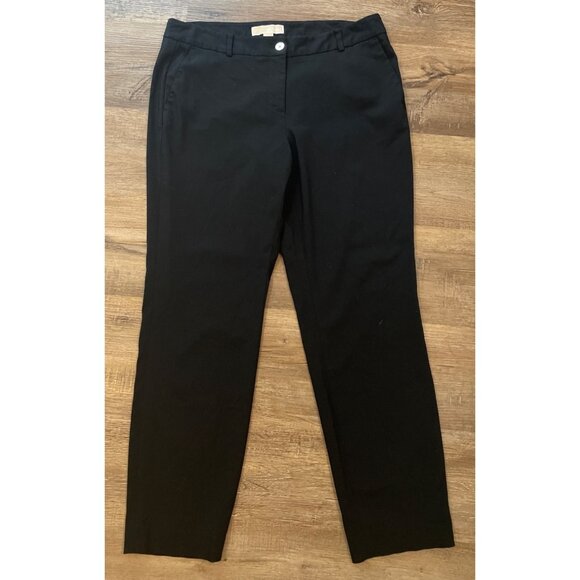 Michael Kors Womens Black Dress Pants Size 10 Slim Fit Stretch Comfort Classic - Picture 1 of 5